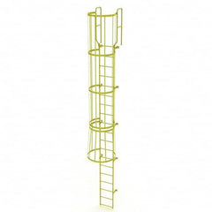 TRI-ARC - Rolling & Wall Mounted Ladders & Platforms Type: Fixed Ladder Style: Safety Cage - Benchmark Tooling