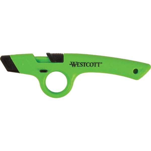 Westcott - Utility Knives, Snap Blades & Box Cutters Type: Safety Utility Knife Blade Type: Retractable - Benchmark Tooling