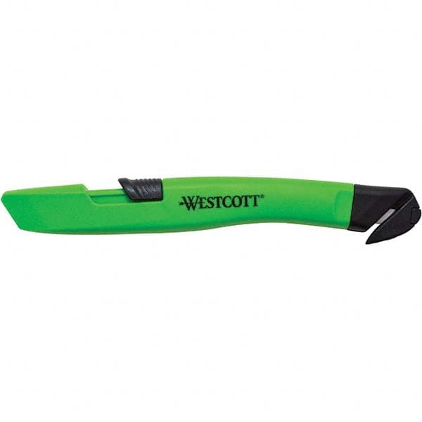 Westcott - Utility Knives, Snap Blades & Box Cutters Type: Safety Cutter Blade Type: Retractable - Benchmark Tooling