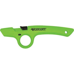 Westcott - Utility Knives, Snap Blades & Box Cutters Type: Safety Cutter Blade Type: Retractable - Benchmark Tooling