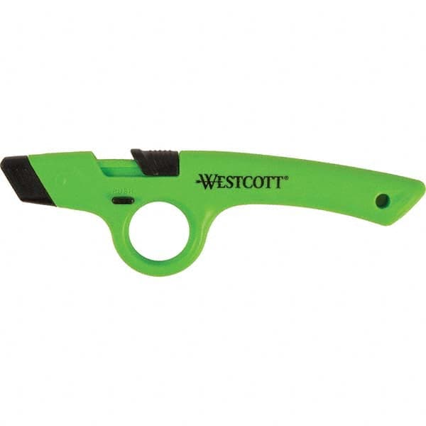 Westcott - Utility Knives, Snap Blades & Box Cutters Type: Safety Cutter Blade Type: Retractable - Benchmark Tooling