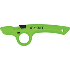 Westcott - Utility Knives, Snap Blades & Box Cutters Type: Safety Utility Knife Blade Type: Retractable - Benchmark Tooling