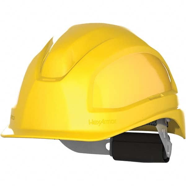 HexArmor - ANSI Type I Class E 6-Point Ratchet Short Brim Hard Hat - Benchmark Tooling