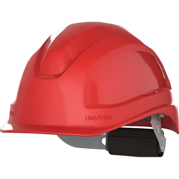 HexArmor - ANSI Type I Class E 6-Point Ratchet Short Brim Hard Hat - Benchmark Tooling