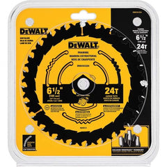 DeWALT - Wet & Dry-Cut Saw Blades Blade Diameter (Inch): 6-1/2 Blade Material: Carbide-Tipped - Benchmark Tooling