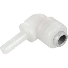 Parker - Plastic Push-To-Connect Tube Fittings Type: Tube Elbow Barb Connector Tube Outside Diameter (Inch): 1/2 x 1/2 - Benchmark Tooling