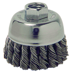 3" SS KNOT WIRE CUP BRUSH WEILER - Benchmark Tooling