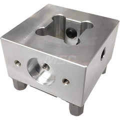 EDM Electrode Holders; System Compatibility: Erowa ITS; Holder Size: S35; Maximum Electrode Size (mm): 35; Electrode Shape Compatibility: Square/Round; Material: Stainless Steel; Flushing Duct: Yes; With Plate: Yes; Hardened: Yes; For Use With: Erowa/RHS