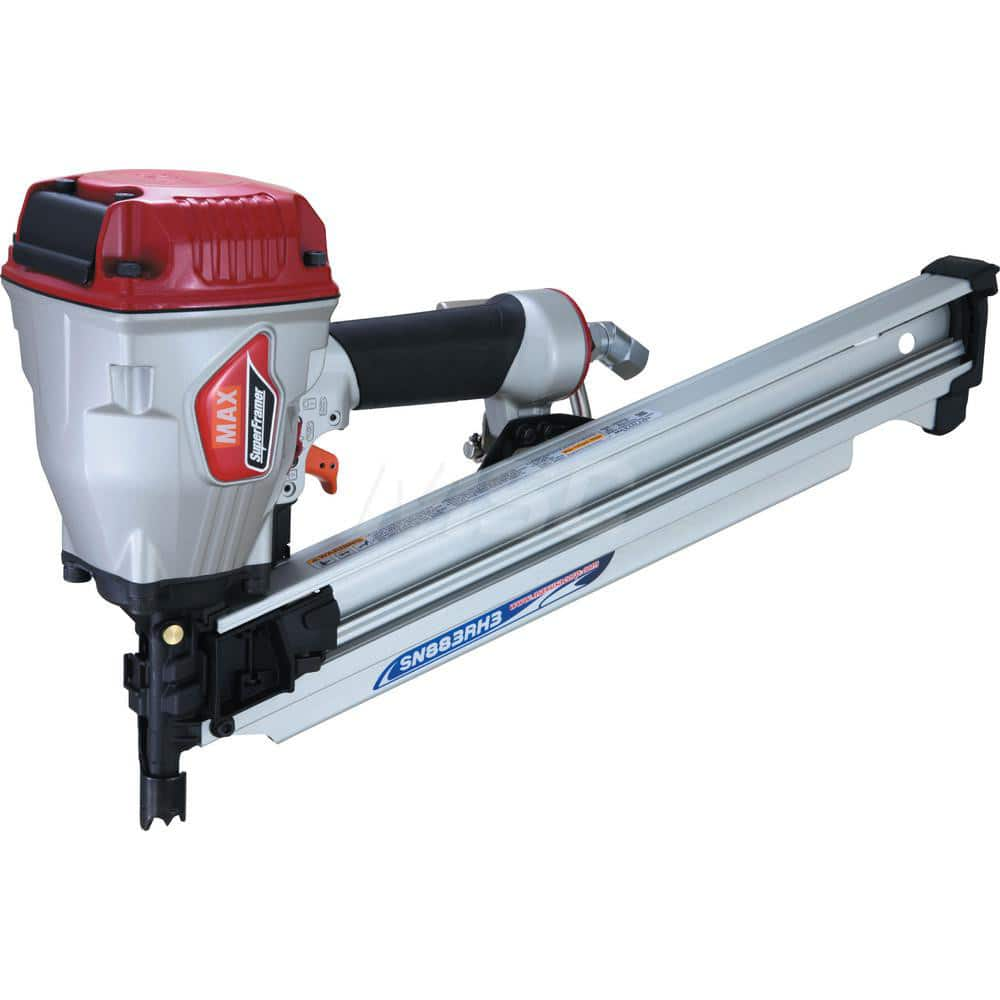 Air Nailers; Nailer Type: Framing Nailer; Nail Diameter: .113″-.148″; Nail Length: 2″-3-1/4″; For Nail Shank Diameter: 0.148; For Nail Penny Size: 12d; For Nail Head Type: Flat; Air Pressure: 70-100; Collation Style: Strip; Collation Angle: 21.00; Collati