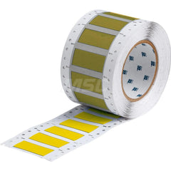 Wire Marker Tag Tape & Dispensers; Wire Marker Tape/Dispenser Type: Cable Wrap Sheet Labels; Tape Style: Printable; Tape Material: Polyolefin; Background Color: Yellow; Maximum Operating Temperature (F): 275; Minimum Operating Temperature (F): -67