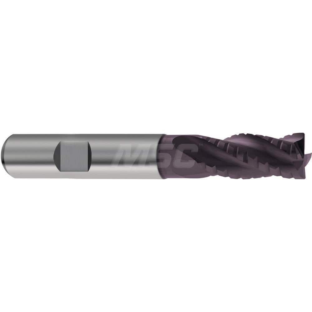 Guhring Steel and Cast Iron Roughing End Mill 6.00mm Diameter 6.0mm Shank 13.00mm Length of Cut 57mm Overall