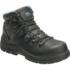 Work Boot: 6″ High, Leather, Composite Toe Wide Width, Non-Slip Sole