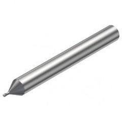 R216.32-00830-AE08G 1620 0.8mm 2 FL Solid Carbide End Mill - Corner Radius w/Cylindrical Shank - Benchmark Tooling