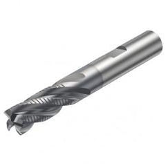 R216.34-06030-BC13B 1620 6mm 4 FL Solid Carbide End Mill - Corner chamfer w/Weldon Shank - Benchmark Tooling