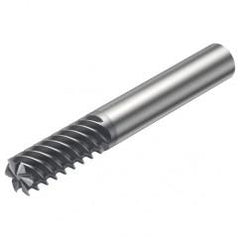 R215.36-14060-AC26L 1620 14mm 6 FL Solid Carbide End Mill - Corner Radius w/Cylindrical Shank - Benchmark Tooling