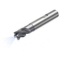 R215.34C08040-DS09K 1640 8mm 4 FL Solid Carbide End Mill - Corner Radius w/Cylindrical - Neck Shank - Benchmark Tooling