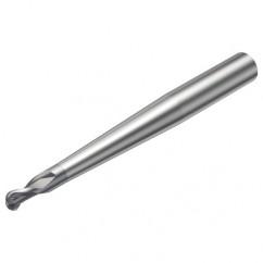 R216.42-12030-AP12G 1610 12mm 2 FL Solid Carbide Ball Nose End Mill w/Cylindrical Shank - Benchmark Tooling