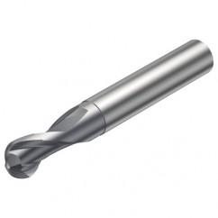 R216.42-05030-AI05G 1610 5mm 2 FL Solid Carbide Ball Nose End Mill w/Cylindrical Shank - Benchmark Tooling