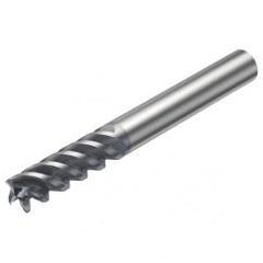 RA216.24-1650AAK12P 1620 6.35mm 4 FL Solid Carbide End Mill - Corner Radius w/Cylindrical Shank - Benchmark Tooling