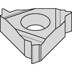 Laydown Threading Inserts; Insert Size Code: 16; Manufacturer Grade: KC5025; Thread Type: Metric; Pitch (mm): 0.80; Thread Standard: Metric; Insert Hand: Right Hand; Thickness (mm): 3.44; Included Angle: 60; Series: LT Threading; Inscribed Circle (mm): 9.