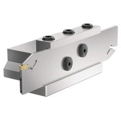 Indexable Cut-Off Blade Tool Blocks; Tool Block Style: EVTMZN; Blade Height (mm): 26.0000; Blade Height (Decimal Inch): 1.0236; Manufacturers Catalog Number: EVTMZN1626C; Overall Length (mm): 86.0000; Overall Length (Decimal Inch): 3.3858; Overall Height