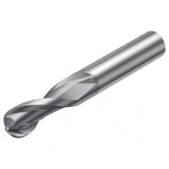 1B230-0250-XA 1630 2.5mm FL Ballnose w/Cylindrical Shank - Benchmark Tooling