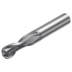 1B232-0476-XA 1620 4.76mm 2 FL Ballnose w/Cylindrical Shank - Benchmark Tooling