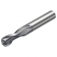 1B232-0635-XA 1620 6.35mm 2 FL Ballnose w/Cylindrical Shank - Benchmark Tooling