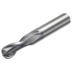 2B230-0100-NA N20C 1mm 2 FL Ballnose w/Cylindrical Shank - Benchmark Tooling