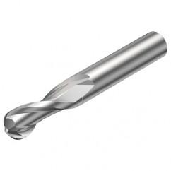 2B330-1200-NC H10F 12mm FL Ballnose w/Cylindrical with Neck Shank - Benchmark Tooling