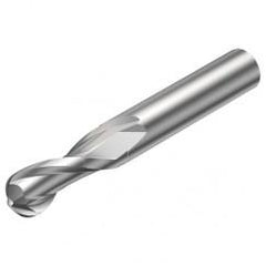 2B330-0800-NC H10F 8mm FL Ballnose w/Cylindrical with Neck Shank - Benchmark Tooling