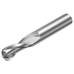 2B330-1600-NC H10F 16mm FL Ballnose w/Cylindrical with Neck Shank - Benchmark Tooling