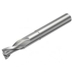 2P120-1200-NC H10F 12mm FL Straight Center Cut w/Cylindrical with Neck Shank - Benchmark Tooling
