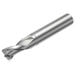 2P121-1200-NC H10F 12mm FL Straight Center Cut w/Cylindrical with Neck Shank - Benchmark Tooling