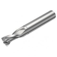 2P121-1000-NC H10F 10mm FL Straight Center Cut w/Cylindrical with Neck Shank - Benchmark Tooling