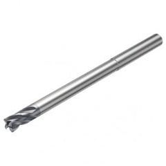 2P210-1000-NC N20C 10mm 4 FL Straight Center Cut w/Cylindrical with Neck Shank - Benchmark Tooling