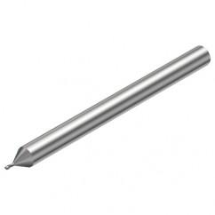2P211-0100-PC 1620 1mm FL Straight Center Cut w/Cylindrical with Neck Shank - Benchmark Tooling