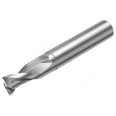 2S220-0800-100-NC H10F 8mm FL Straight Corner Radius Center Cut w/Cylindrical with Neck Shank - Benchmark Tooling