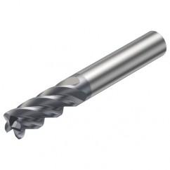 2S340-0800-200-MA 1640 8mm 4 FL Straight Corner Radius Center Cut w/Cylindrical Shank - Benchmark Tooling