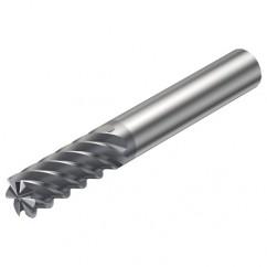 R215.36-10050-AC22L 1620 10mm 6 FL Solid Carbide End Mill - Corner Radius w/Cylindrical Shank - Benchmark Tooling