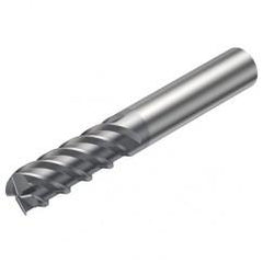 R215.H4-04050BAC01H 1610 4mm 4 FL Solid Carbide high feed End Mill w/Cylindrical Shank - Benchmark Tooling