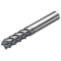 R215.H4-10050DAC03H 1610 10mm 4 FL Solid Carbide high feed End Mill w/Cylindrical Shank - Benchmark Tooling