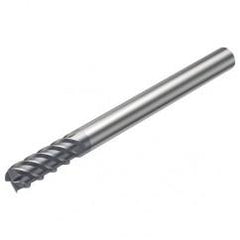 R215.H4-08050CAK02P 1620 8mm 4 FL Solid Carbide high feed End Mill w/Cylindrical Shank - Benchmark Tooling