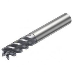 R216.24-12050GCC26P 1620 12mm 4 FL Solid Carbide End Mill - Corner Radius w/Cylindrical - Neck Shank - Benchmark Tooling