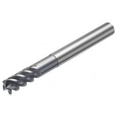 R216.24-10050DCK22P 1620 10mm 4 FL Solid Carbide End Mill - Corner Radius w/Cylindrical - Neck Shank - Benchmark Tooling