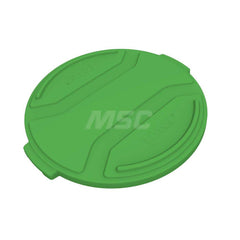 Trash Can & Recycling Container Lids; Lid Shape: Round; Lid Type: Flat; Container Shape: Round; Color/Finish: Lime Green; For Use With: Trash Cans; Material: Plastic; Overall Length: 28.90; Lid Length (Inch): 28.90; Height (Decimal Inch): 1.7; Height (Inc