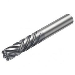 2P460-0800-NA 1630 8mm 6 FL Straight Center Cut w/Cylindrical Shank - Benchmark Tooling
