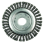 4-1/2 x 7/8" - .020 Wire Size - Stainless Roughneck Stringer Bead Weld Cleaning Brush - Benchmark Tooling