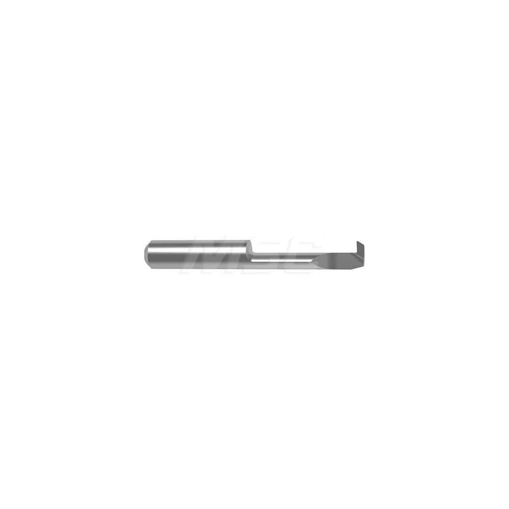 Internal Boring Bar: 0.315″ Min Bore, 2.0472″ Max Depth, Right Hand Cut, Carbide 3.0315″ OAL, 0.0079″ Corner Radius