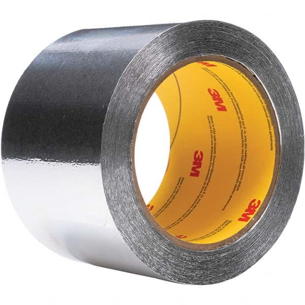 3M - 55m x 102mm x 4.6 mil Silver Aluminum Foil Tape - Benchmark Tooling